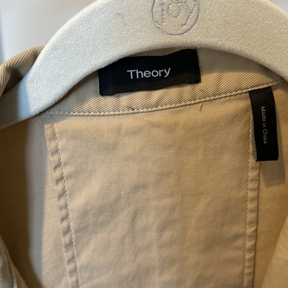 Theory tan spring Jacket size large - Picture 3 of 4